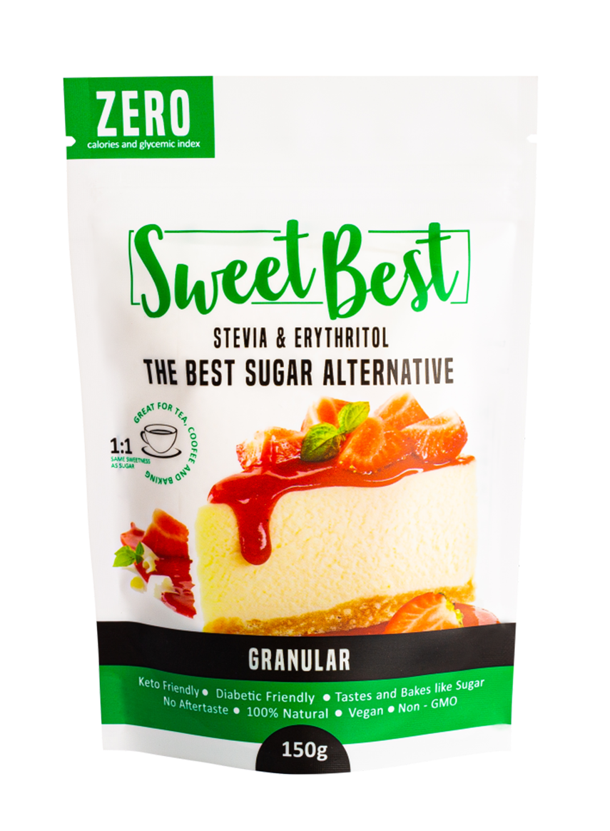 Sweet Best Stevia and Erythritol Product Front View - Natural Sweetener Philippines