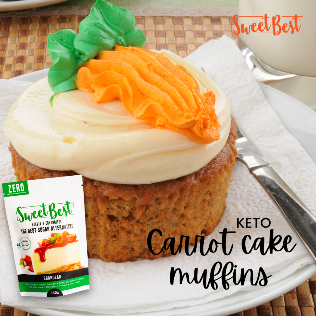 Keto Carrot Cake Muffins Natural Sweetener Philippines