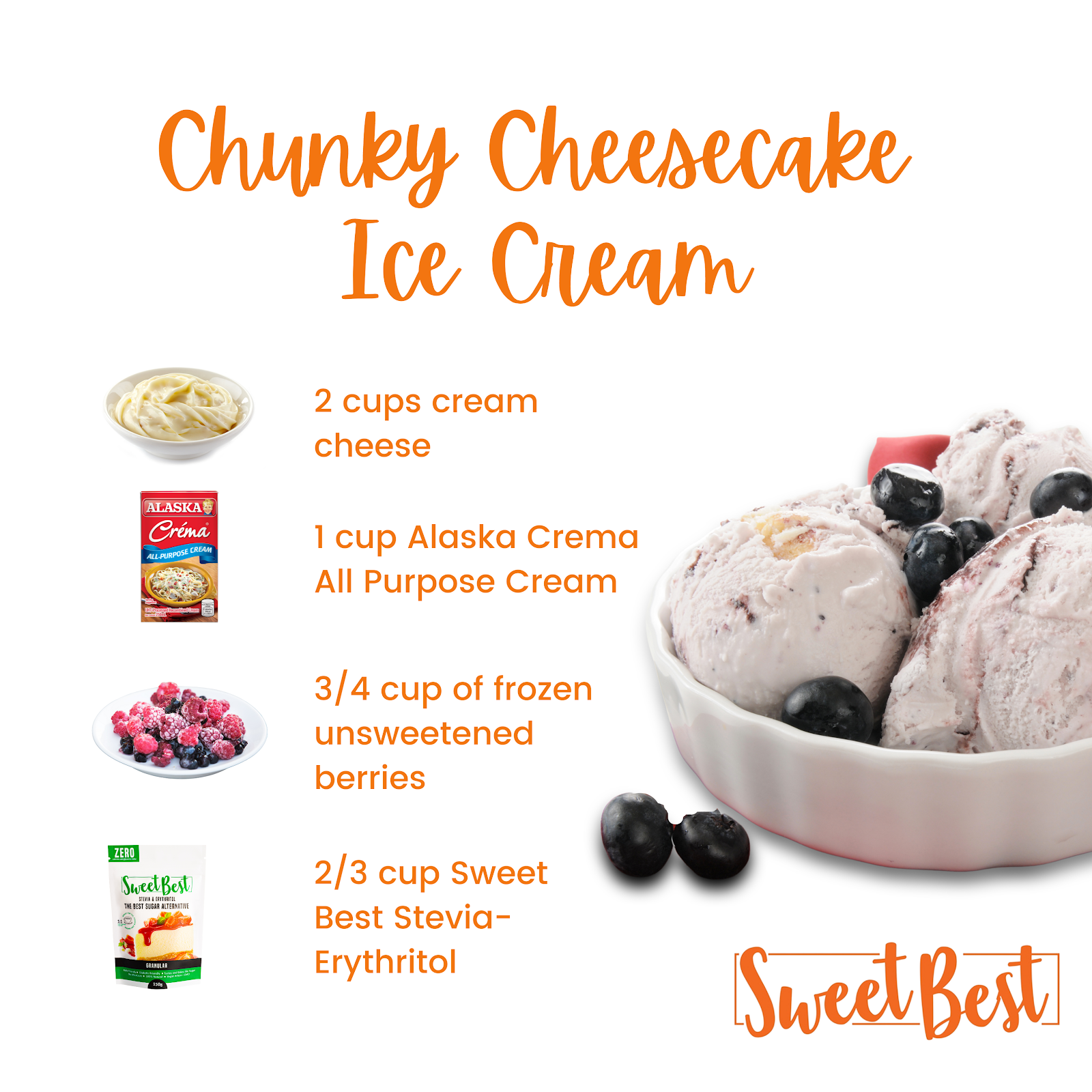 Chunky Cheesecake Ice Cream