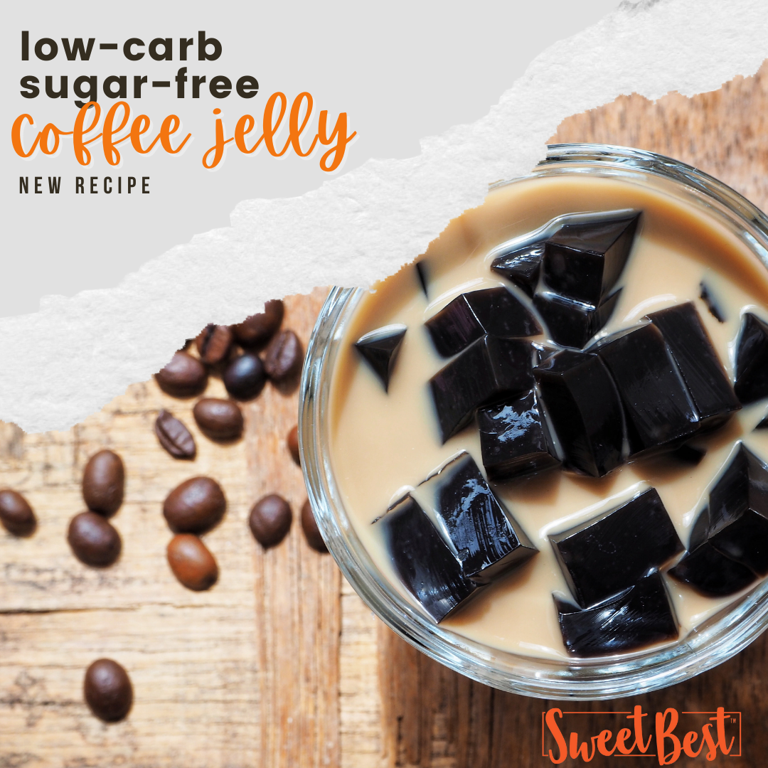 Low Carb Sugar Free Coffee Jelly