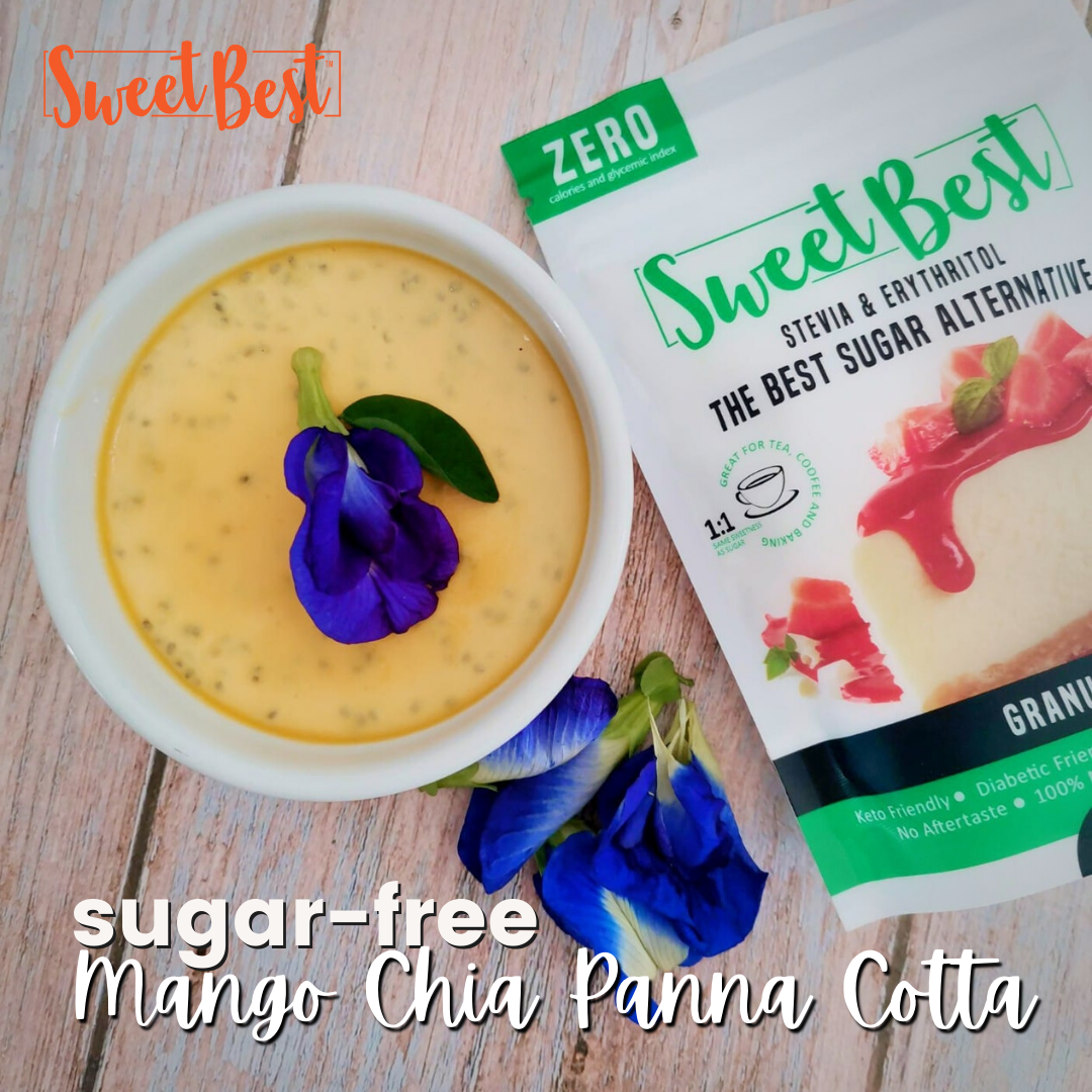 Mango Chia Panna Cotta