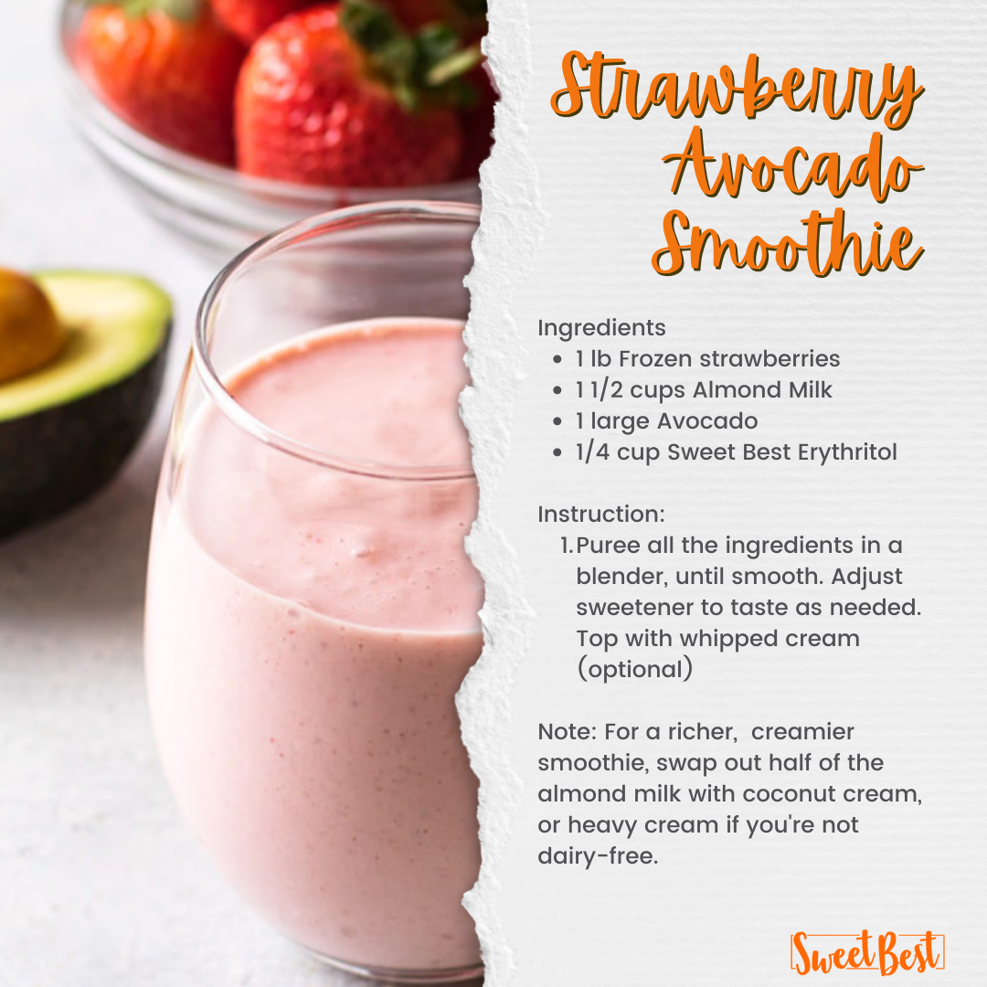 Strawberry Avocado Smoothie