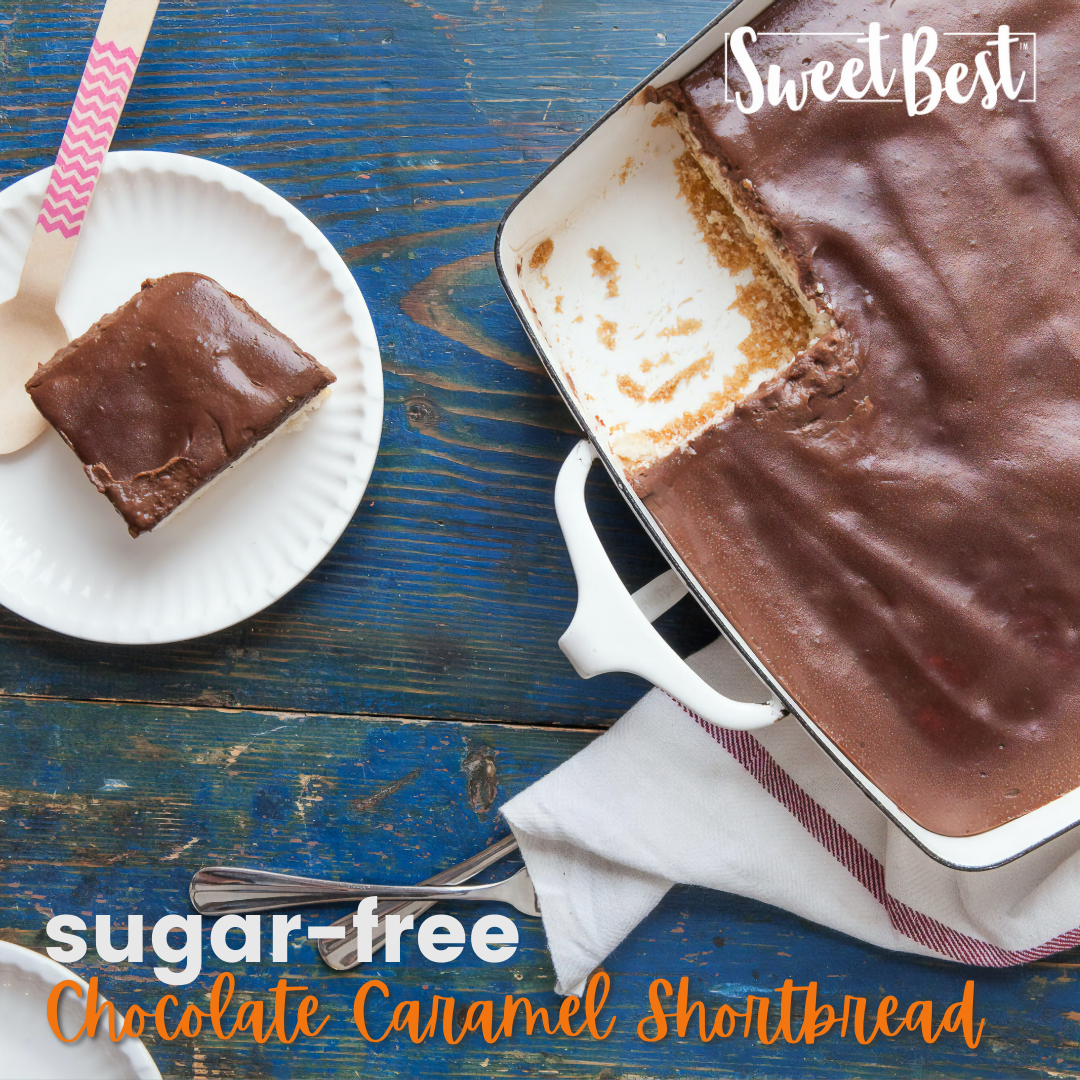 Sugarfree Chocolate Caramel Shortbread