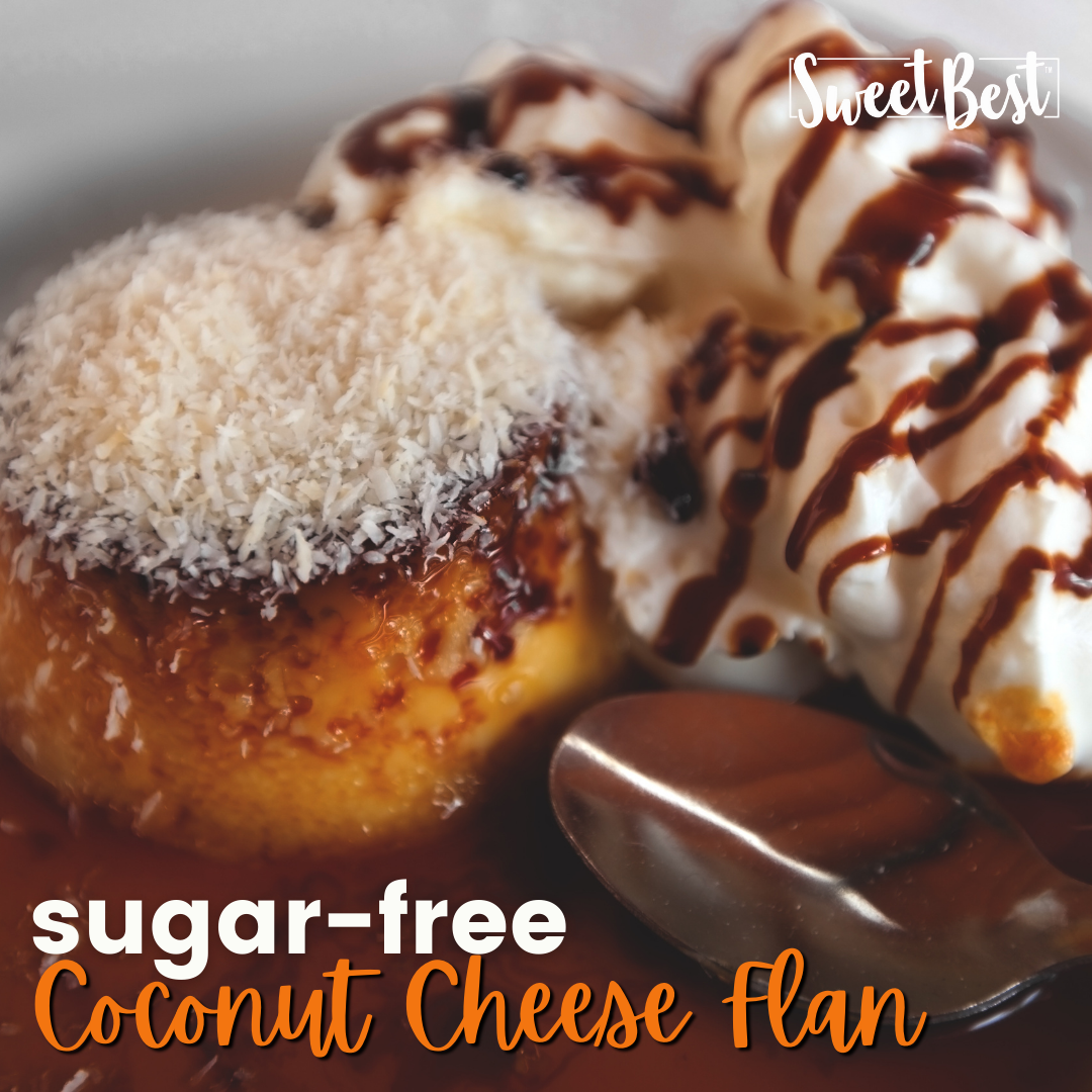 Sugarfree Coconut Cheese Flan